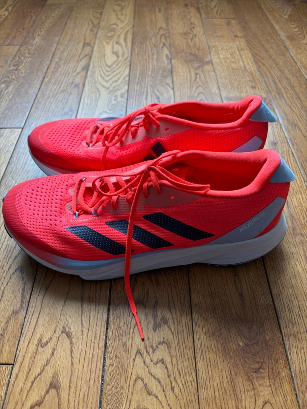 adidas ADIZERO SL orange Running Shoes with Black Stripes